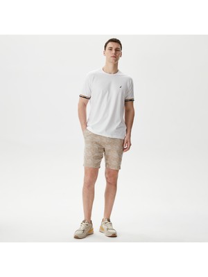 Nautica Erkek Bej Keten Bermuda B45222T.12X