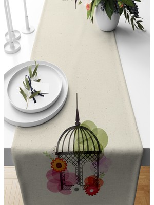 Bertille Home Ramazan Serisi 140X40 cm Dijital Baskılı Runner (Ramadan)