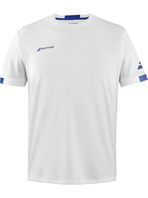 Babolat Play Crew Neck Unisex Çocuk Beyaz Tişört