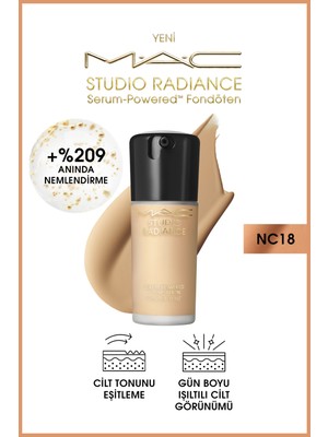 MAC Studio Radiance Serum-Powered™ Fondöten-NC18-30ml-773602656684
