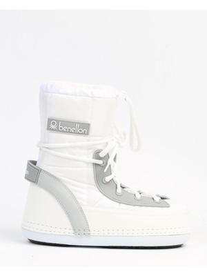 Benetton ® | BN-50085 - 3831 Beyaz - Kadın Bot