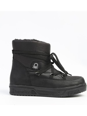 Benetton ® | BN-50031 - 3256 Siyah - Kadın Bot