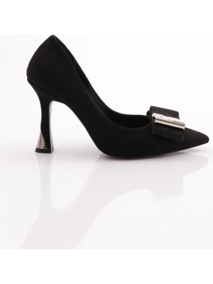 Dgn 9039 Kadin Taş Detayli Topuklu Ayakkabi