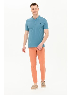 U.S. Polo Assn. Erkek Kiremit Pantolon (Kanvas-Chino) 50263821-VR031