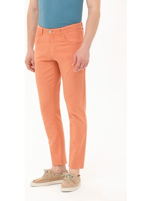 U.S. Polo Assn. Erkek Kiremit Pantolon (Kanvas-Chino) 50263821-VR031