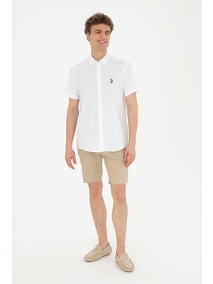 U.S. Polo Assn. Erkek Açık Haki Şort / Bermuda 50283928-VR183