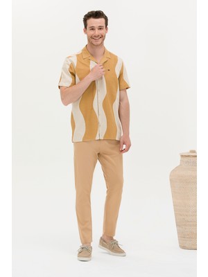 U.S. Polo Assn. Erkek Camel Pantolon (Kanvas-Chino) 50263817-VR015