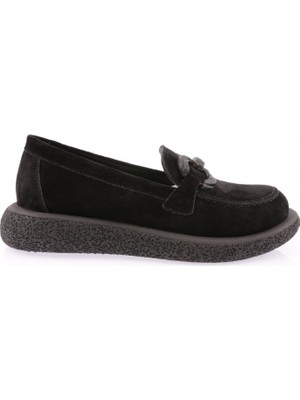 Dgn 1504 Kadin Aksesuarli Loafer Ayakkabi