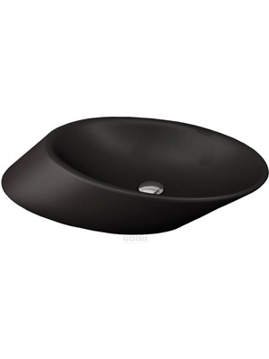 Bocchı Vessel Yatay Çanak Lavabo 72 cm Mat Siyah 1013-004-0125