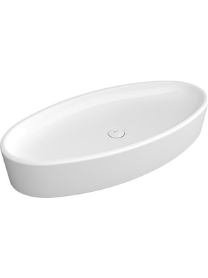 Bocchı Vessel Elips Çanak Lavabo 85 cm Parlak Beyaz 1014-001-0125