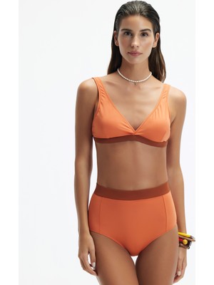 Yargıcı Kontrast Detaylı Bikini Alt