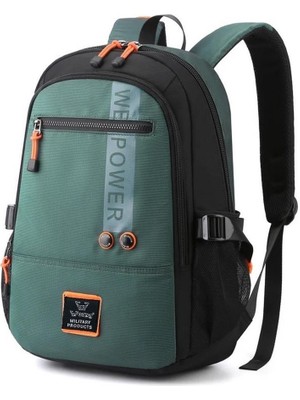 Çanta Yurdu Young Military Su Geçirmez Terletmez Sırt Çantası Yeşil