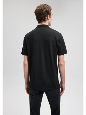 Mavi Black TENCEL TM Siyah Polo Tişört0611837-900