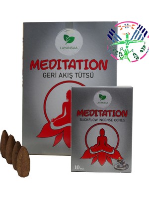 Layansaa Meditation - Meditasyon Özel Aromalı Geri Akış Backflow Özel Aromalı Tütsü 10 Adet