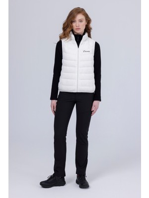 2AS Azure Women Down Vest Whıte 2ASADVWCNFW23-C028