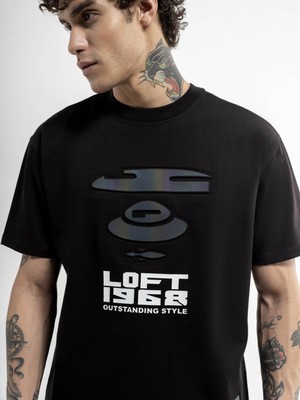 Loft Erkek T-Shirt Siyah LF2036407