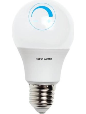 Osaka Light 10WATT Dimmer Uyumlu E27 Duylu 6500KELVIN Beyaz Işık A60 810 Lümen LED Ampul