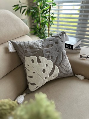 En Gözde Home Punch Nakışlı Dekoratif Kırlent Kılıfı