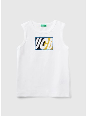 Benetton Beyaz Erkek Çocuk Atlet 3I1XCH01G