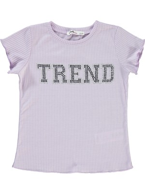 Civil Girls Kız Çocuk Tişört 2-5 Yaş Nazik Lavanta