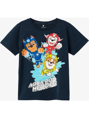 Name It Desenli Lacivert Erkek T-Shirt Nmmmanse Pawpatrol Ss Top Cplg