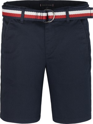 Tommy Hilfiger Normal Bel Normal Lacivert Erkek Şort Woven Belted Shorts