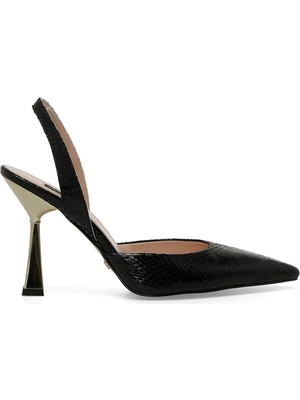 Nine West Petıo 4fx Siyah Kadın Topuklu Ayakkabı