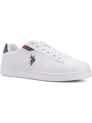 U.S. Polo Assn. Costa 4fx Siyah Erkek Sneaker Beyaz Laci