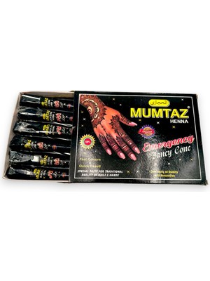 Mumtaz Koni Kına Siyah 40 gr - El ve Vücut Kınası