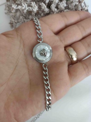 Jupiter Jewellery Çelik Marka Model Medusa Gümüş Renk Bileklik