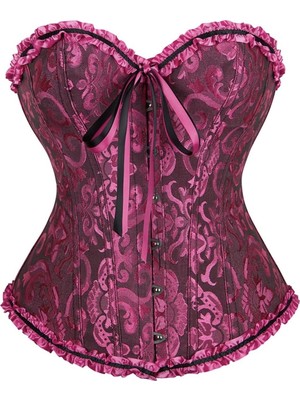 Madame Lucid Dark Pink  Pembe Korse Büstiyer