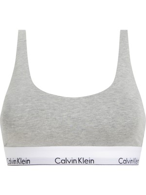 Calvin Klein Açık Gri Bralet Sütyen 000QF7586E