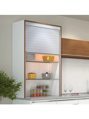 A1 Stor Dolap Kapak Sistemi Fren Mekanizmalı Kaset Özel Ölçü 70X135 cm