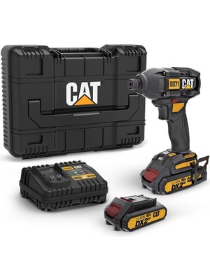 Cat DX71 Çift Akülü Şarjlı Darbeli Tornavida 18VOLT 2.0AH