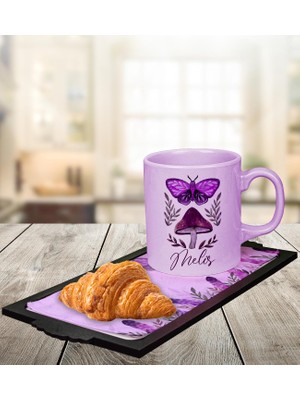 Ejoya Kişiye Özel Kupa & Sunum Tepsisi & Kruvasan Hediye Seti 111930