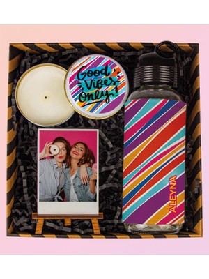 Ejoya Kişiye Özel Konsept Matara & Mum & Fotoğraflık Hediye Kutusu 110991