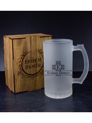 Ejoya Kişiye Özel Kutusunda Bira Bardağı Hediye Seti 108260