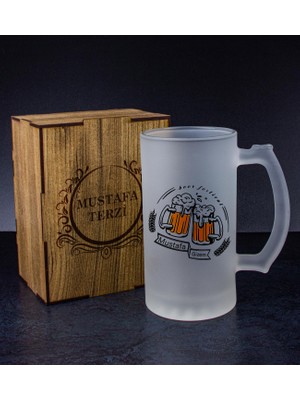 Ejoya Kişiye Özel Kutusunda Bira Bardağı Hediye Seti 108254