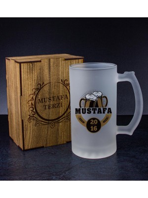 Ejoya Kişiye Özel Kutusunda Bira Bardağı Hediye Seti 108248