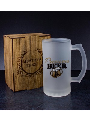 Ejoya Kişiye Özel Kutusunda Bira Bardağı Hediye Seti 108246