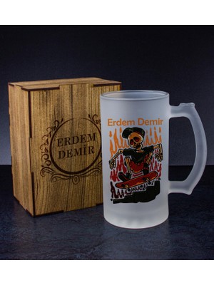 Ejoya Kişiye Özel Kutusunda Bira Bardağı Hediye Seti 108307