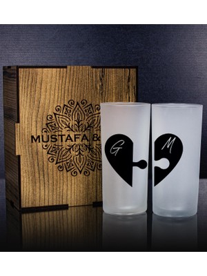 Ejoya Kişiye Özel Kutusunda 2'li Rakı Bardağı Hediye Seti 107139