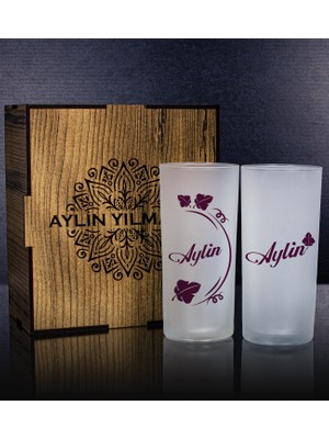 Ejoya Kişiye Özel Kutusunda 2'li Rakı Bardağı Hediye Seti 107182