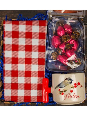 Ejoya Kişiye Özel Kupa Bardak & Çilekli Çikolata & Amerikan Servis Hediye Kutusu 111130