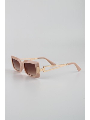 La Viva Bej Mat UV400 Filtre Kadın Güneş Gözlüğü 24LVS3304R03 615066