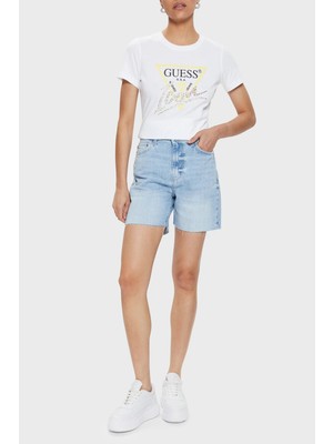 Guess Ss Cn Icon Pamuklu Regular Fit T Shirt W4GI20I3Z14 Bayan T Shirt W4GI20 I3Z14 G011