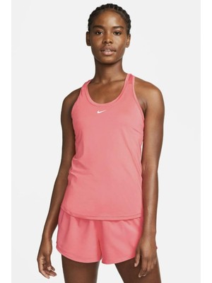 Nike One Dri-Fit Slim Tank Kadın Pembe Slim Fit Atlet