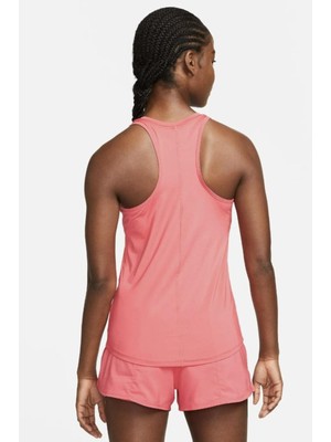 Nike One Dri-Fit Slim Tank Kadın Pembe Slim Fit Atlet