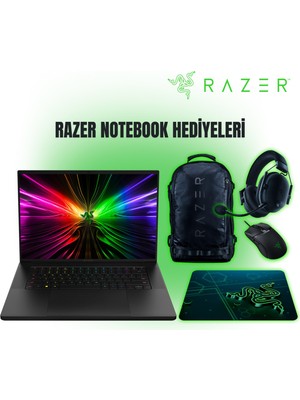 Razer Blade 16 Intel Core i9-13950HX 32GB 1TB SSD RTX4070 (140W) 8GB Windows 11 Home 16'' UHD+ Gaming Bilgisayar