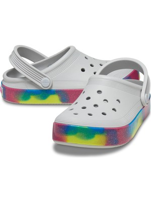 Crocs Off Court Glitter Band Clog K Çocuk Beyaz Günlük Stil Terlik 209714_1FS